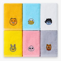송월타월 송월 뽀로로 카카오톡 동물 캐릭터 어린이집 고리수건 핸드타월, 1장, 선택13) 카카오 프렌즈 고리타올_핑크