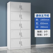 사무실 서류 수납장 문서 장부 보관함 스틸 캐비닛 선반, 전신 5섹션 캐비닛