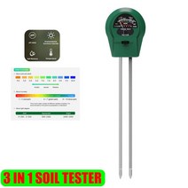 수질 측정 테스터기 디지털 토양 PH 온도 수분 원예 식물 농업용 햇빛 5 in 1, 2.0.1 - B 1pcs