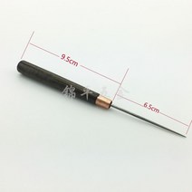 가죽공예실 레자실 가죽초실 나무 손잡이 송곳 DIY 가죽 텐트 바느질 핀 펀치 구멍 수리 도구 핸드 스티처, 한개옵션1, 03 3