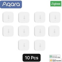 스마트온습도계 온도기록계 Aqara 온도 센서 스마트 공기압 습도 환경 센서 zigbee xiaomi home homekit 용 스마트 원격 제어, 10개