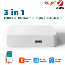 ZigBee Tuya 멀티 모드 게이트웨이 블루투스 메쉬 무선 브릿지 허브 Smart Home App Control For Life Alexa Google 홈, [01] 라이트 그레이