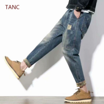 TANC 남자 카모플라쥬 조거 청바지