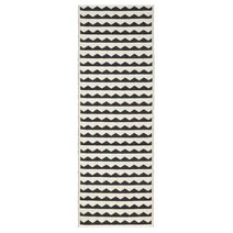 브리타스웨덴 기탄 PVC 러그 블랙 70x250 cm
