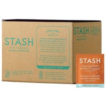 Stash 페퍼민트 허브티 티백 100개, Cozy Cinnamon Vanilla, 100 Count (Pack of 1)