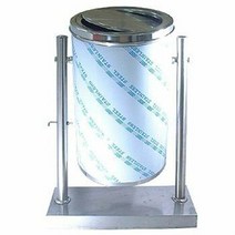 브랜드없음 스텐 쓰레기통 공원 실외 스윙 대형 휴지통 80L, 선택완료