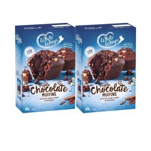 화이트윙스 머핀 믹스 트리플 초콜릿 550g White Wings Muffin Mix Triple Chocolate, 2팩