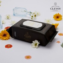 클레보스 에센셜 블랙 아기물티슈 캡형 65평량, 74매, 10팩