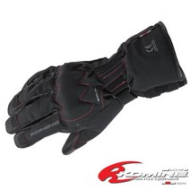 코미네 오토바이 방한 장갑 겨울 바이크 용품 롱 글러브 프로텍터 GK-828 BLACK-RED, L