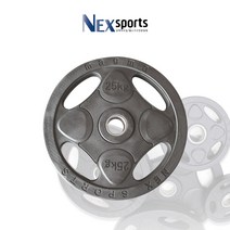 넥스스포츠 4구중량원판25kg, 1개