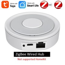 멀티 모드 메쉬 허브 ZigBee-유선 게이트웨이 허브 브리지 무선 원격 제어 HomeKit 애플 투야 스마트 라이, 02 ZigBee Wired Hub
