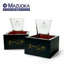 마쯔오카 일본 사케잔마스잔 2인조 마스자케 술잔일본술잔됫술잔