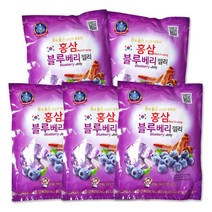 금산 홍삼 블루베리 젤리(300g) x 2봉 / 홍삼 제리, 03 홍삼 블루제리(300g) x 5봉