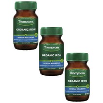 Thompsons 톰슨 철분 Iron 24mg 30정, 3개