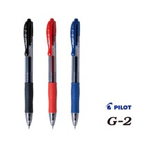 PILOT 파일럿 파이롯트 G-2 볼펜 g2볼펜 지투볼펜, 0.7볼펜-흑색