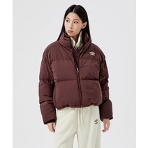 UMBRO 우먼스 하이넥 숏 패딩 버건디 4223