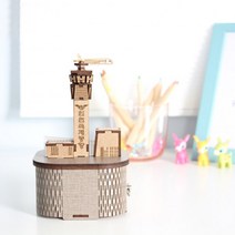 영공방 DIY 회전우드 오르골 인천 국제공항 (YM957), 상세페이지 참조