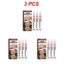 우드버닝펜 우드버닝기 인두팁 인두기 목재 버닝 펜 세트 양면 마커 상세한 및 에칭 아티스트 DIY 페인, 03 3 팩 3 개_01 50 와트
