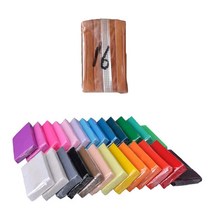 와이지알씨 폴리머클레이 색상 25g 모음 공예 플라스틱 미니어쳐, 16.라이트 브라운 25g