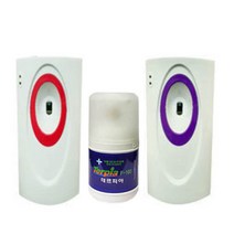 이알테크 자동분사기+테르피아 피톤치드 방향제 세트, 빨간띠