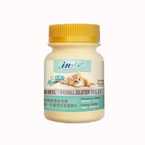 애견 강아지 영양제 INKAT 120 고양이 머리 영양 보충 교재 고 섬유 Wheatgrass 플레이크 헤어볼 제거 위장 조절