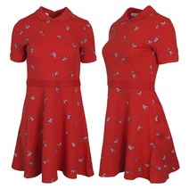 LACOSTE 여성 클래식 카라 반팔원피스 EF5550-10-ADX