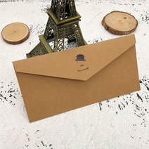 엽서봉투SET 금박 편지봉투 타악기 엔틱 러브 레터 고급 청첩장 영화표 수납 고백 편지지 3255541147, 커피 금박 (1장 편지봉투 _1장 타