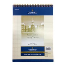 OXFORD 절취 스프링 노랑내지 상철 노트 A4, 랜덤발송, 20개