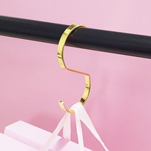 S 고리 골드 7mm 가방 후크 인테리어 S자 에스자 걸이 소품, 쿠팡 리치몰 1