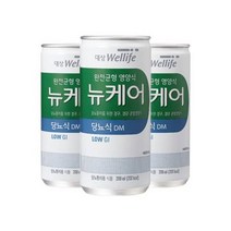 웰라이프 영양보충 대상웰라이프 뉴케어 당뇨식 (200ml x 30캔) 고단백 간식 노인식 영양균형식 체중조절, 19set