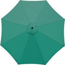 폴리에스터 교체 커버 파라솔 캐노피 썬 우산 파티오 및 가정용 야외 방수 원단, [03] 2M GREEN 6-bone