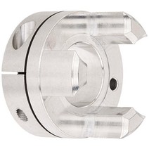 Ruland JC32-16-A 조 커플링 허브 클램프 스타일 광택 알루미늄 2.5cm1인치 보어 5cm2인치 OD 6.4cm2-25인치 길이 629092