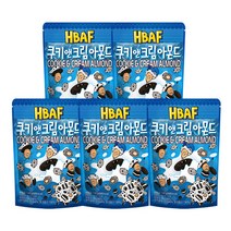 HBAF 바프 쿠키앤크림 아몬드 120g, 5개