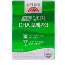 고려은단 퓨어 알티지 DHA 오메가3 60캡슐 x 4개