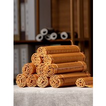 죽간 중국풍 장식품 옛날나무편지 대나무책 서랍장, 삼자경높이 22.5 30장 일부