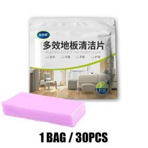 퍼스트 포근 바닥 클리너 클리닝 시트 나무 타일 청소 화장실 가정용 위생 액세서리 30, 30pcs purple