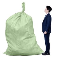 특대형 마대 자루 청소 자재 포대 보관 쓰레기 적재 재활용 공장 낙엽 대량 건설, 단품