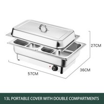 스테인리스 스틸 샤핑 요리 럭셔리 푸드 워머 유압 셰핑 뷔페 세트 케이터링, WHITE