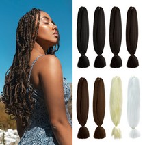 브레이드씽 머리땋기 레게머리 브레이드 헤어 전용 인조가발, 613_블론드, 1개