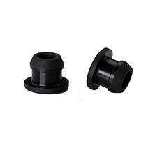 2.5mm-14mm T 형 플러그 커버 스냅 온 가스켓 블랭킹 엔드 씰 스톱퍼 블랙 솔리드 실리콘 고무 캡, 03 A 3.5mm_01 Black_04 8pcs