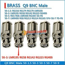 rg353v 휴대용레트로게임기 레트로게임기 Q9 BNC RG316 RG174 LMR100 RG58 RG223 RG400 LMR195 RG304 50-9, 02 50-3