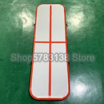 가정용 에어 바운스 홈 바이킹 바나나 시소 실내놀이 미끄럼틀 수영장 미니 소형 대형 2인용 3, 펌프가 있는 6x1x0.2m, 빨간색