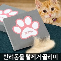 쇼파 침대 박혀있는 고양이 털제거 스펀지 털클리너 털제거용품 편리한사용, 색상, 끌리미