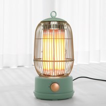 인테리어 감성 전기히터 / 석영관히터 바닥히터 미니히터 사무실히터 원통형히터 캠핑히터, 단일컬러