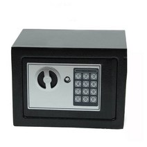 가정용금고 소형금고 디지털 중고 현금 지폐 팬드폰 홀인원 코스트코 금고 digital safe box mini steel 금고 돈 은행 small family password, 검은색