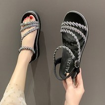 러블리 큐빅 앵클릿 가보시 스트랩샌들 인박카058