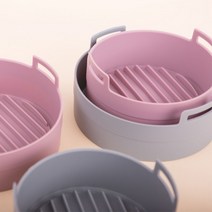 에어플라이 포트 에어플라이어 실리콘 전자레인지 용기, 로즈핑크-XL(특대형215×75mm)5L이상~