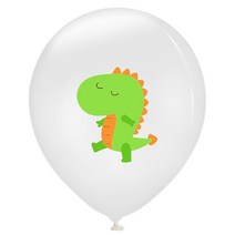 알리미스토리 큐티 다이노소우 공룡 풍선, 1개, 큐티공룡고무풍선