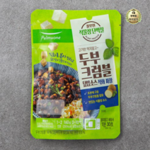 라이브잇 풀무원 두부크럼블 덮밥소스 직화짜장, 8개, 160g