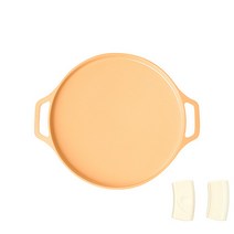 마이템 도노 IH 인덕션 세라믹 코팅 30cm 원형 컬러 그리들+실리콘 손잡이